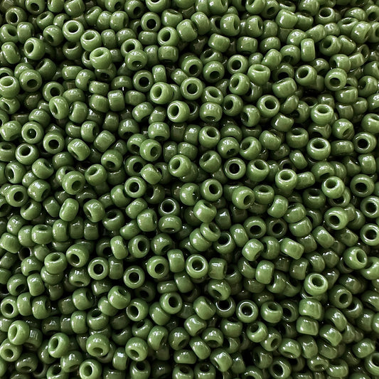 Miyuki 11 - 501 Opaque Avocado Green - 20g - The Bead Mix