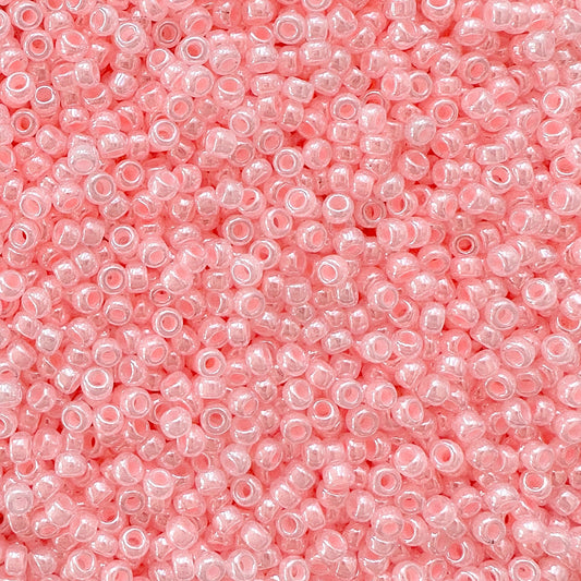 Miyuki 11 - 517 Peachy Pink Ceylon - The Bead Mix