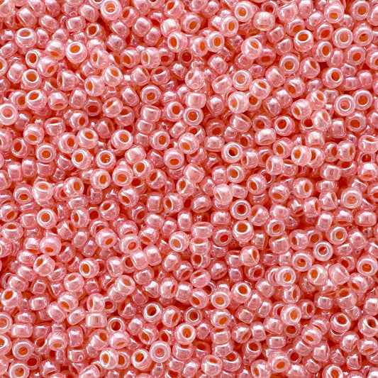 Miyuki 11 - 539 Peach Ceylon - The Bead Mix