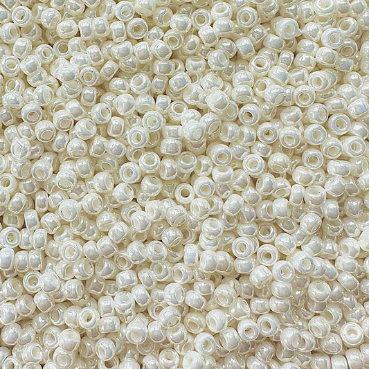 Miyuki 11 - 591 Opaque Pearl Luster - The Bead Mix