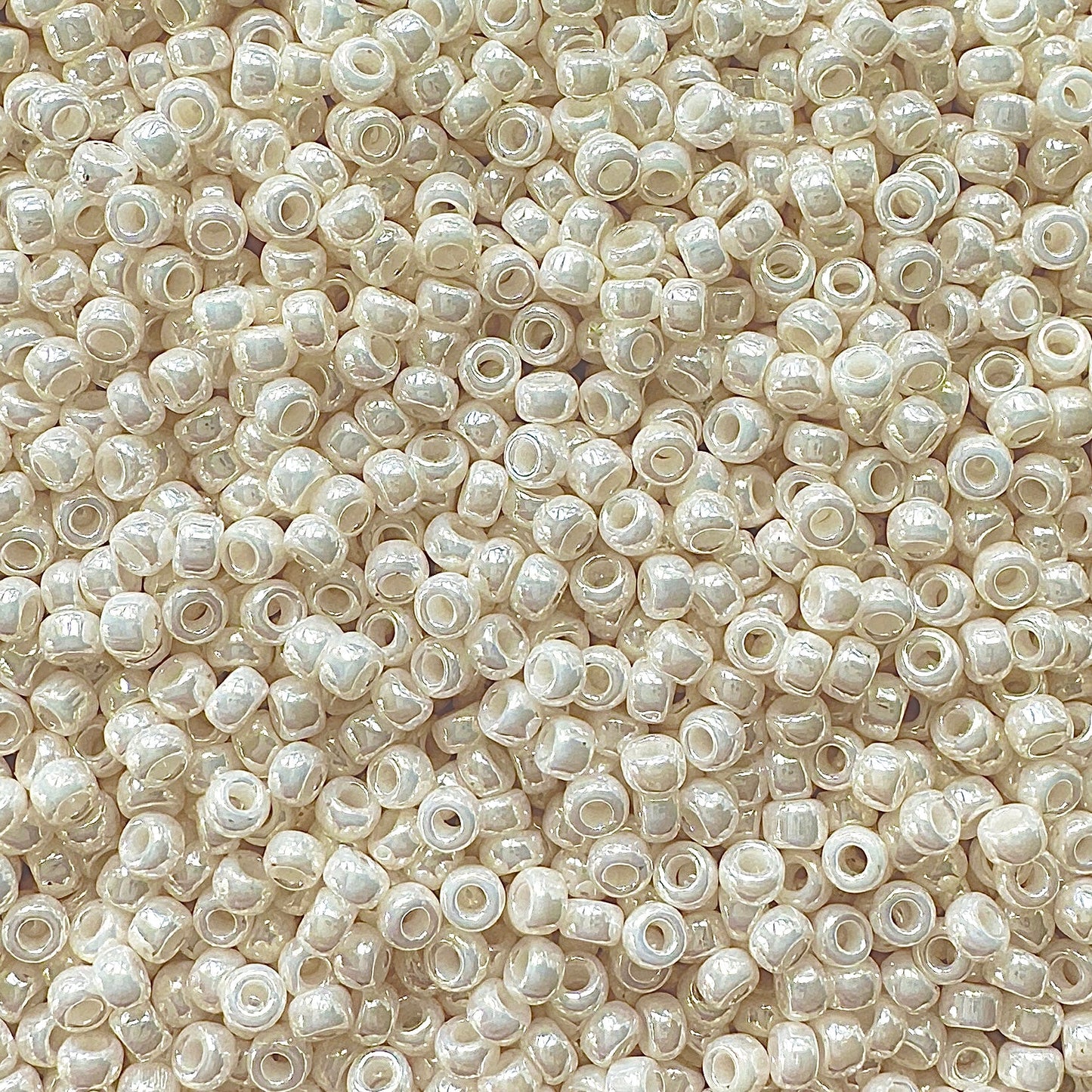 Miyuki 11 - 592 Opaque Ivory Luster - The Bead Mix