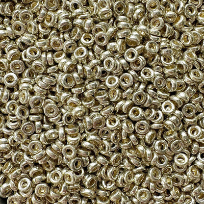 Miyuki SPR3 4201: Duracoat Galvanized Silver Spacer Beads - The Bead Mix
