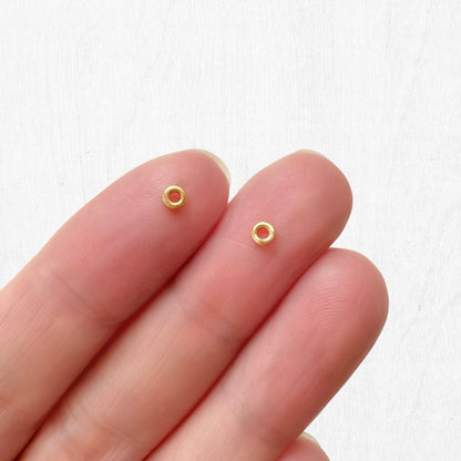 Miyuki SPR3 4202: Duracoat Galvanized Gold Spacer Beads - The Bead Mix