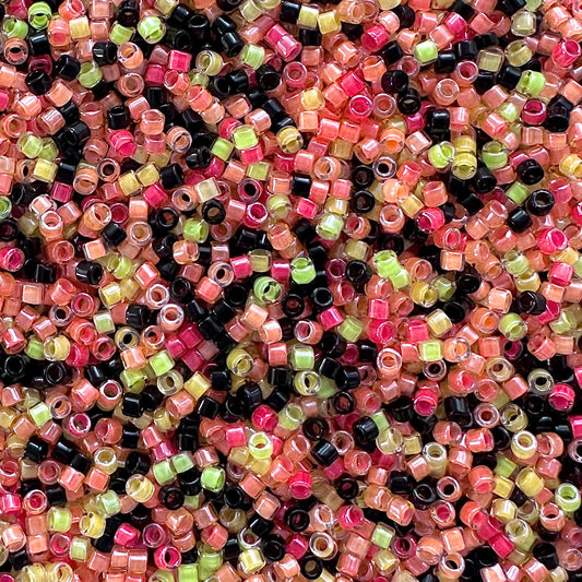 Neon Sunrise 11/0 Miyuki Delica Bead Mix - The Bead Mix