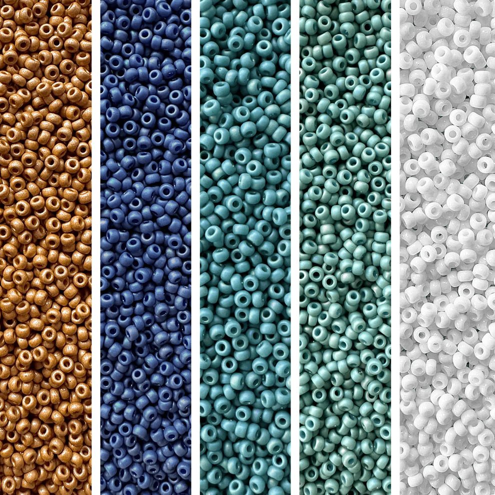 Ocean 11/0 Miyuki Bead Mix Recipe & Color Palette (DIGITAL) - The Bead Mix