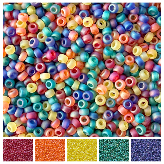 Ocean Sunset 11/0 Miyuki Bead Mix Recipe & Color Palette (DIGITAL) - The Bead Mix