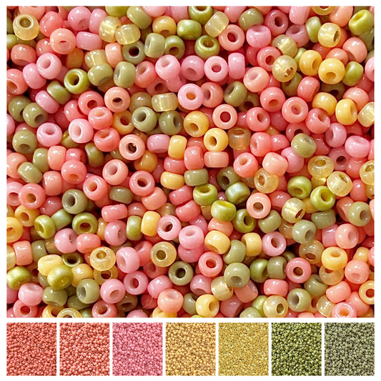 Peach Parfait Miyuki Bead Mix Recipe & Color Palette (DIGITAL) - The Bead Mix
