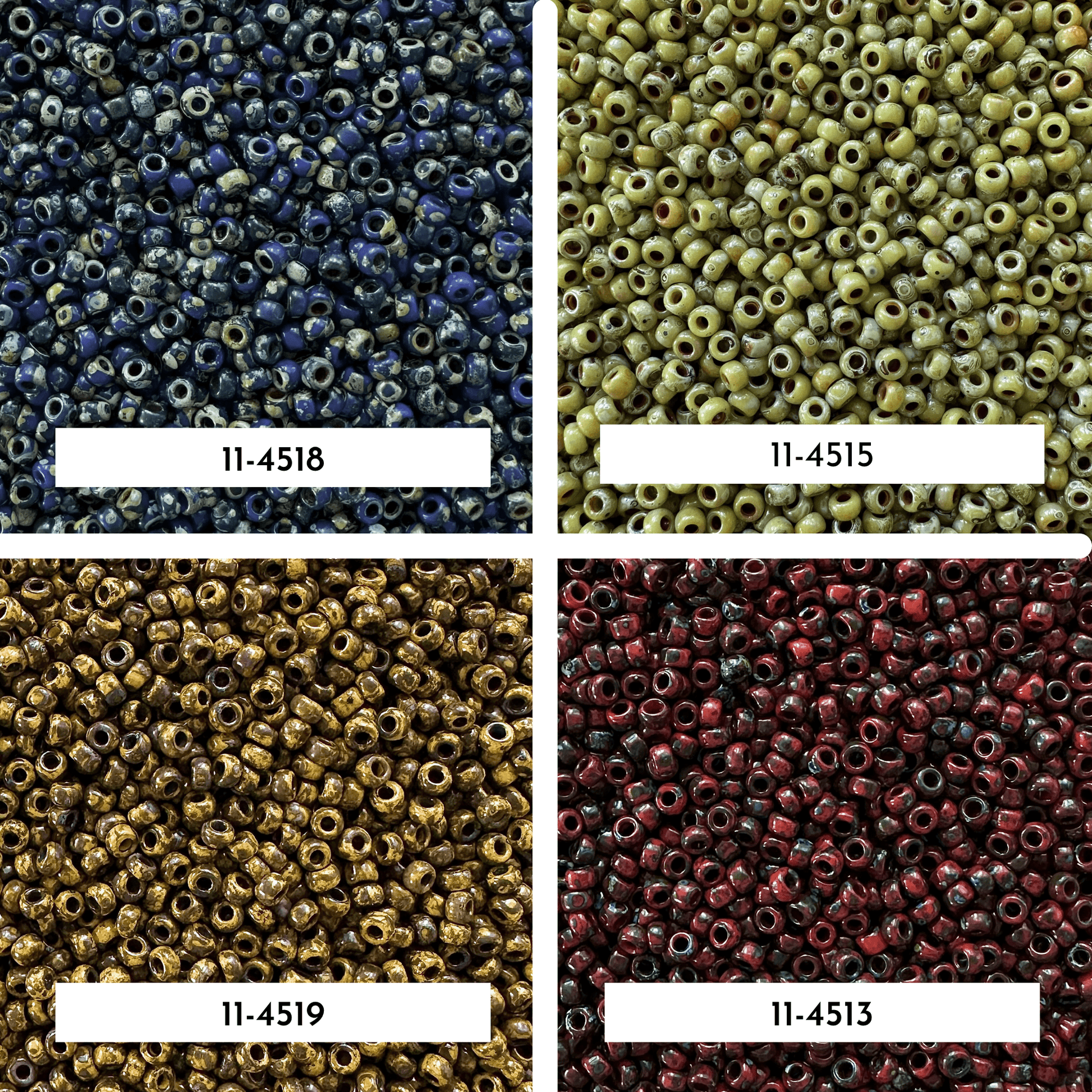 Picasso Miyuki 11/0 Seed Bead Set - 8 Colors - The Bead Mix
