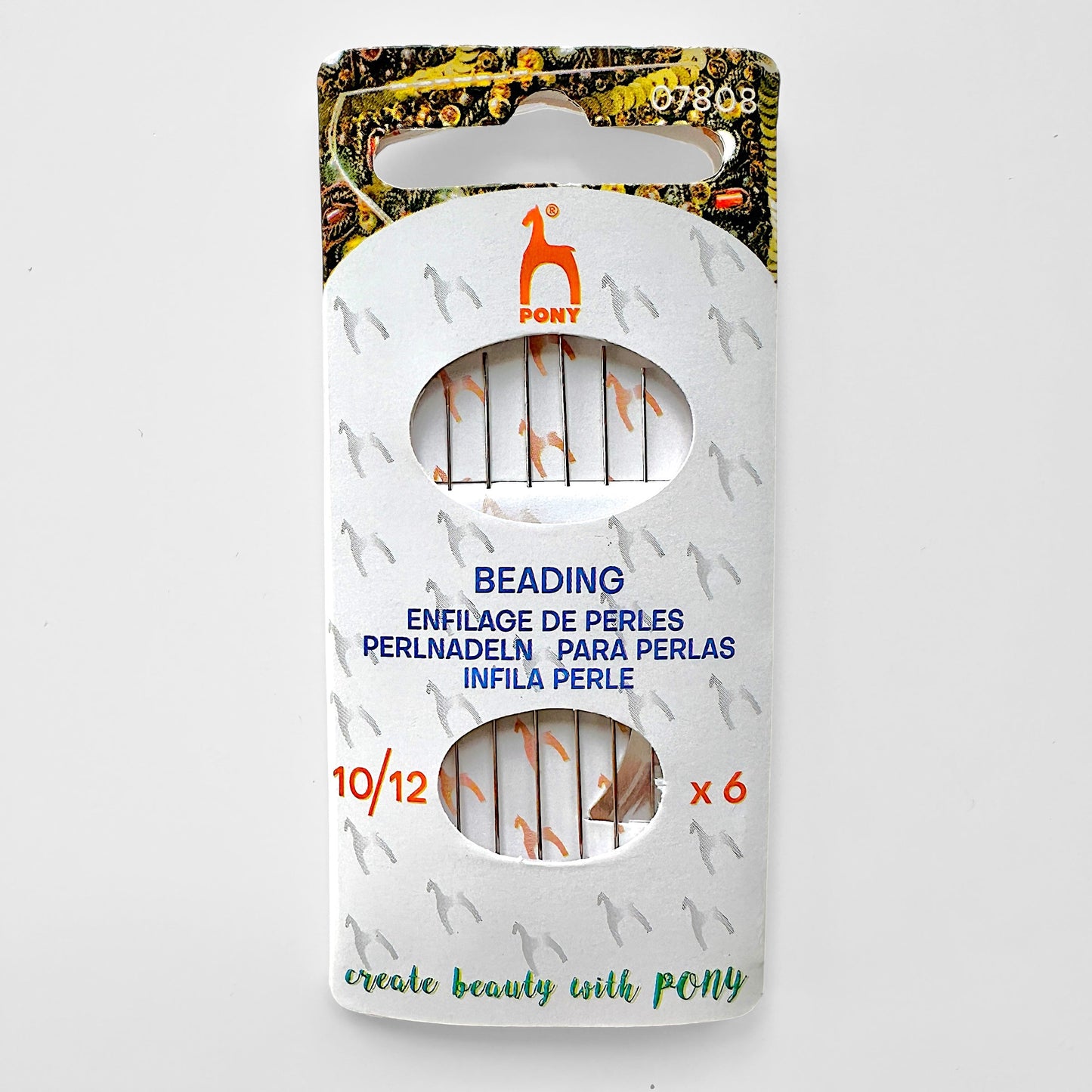 Pony Beading Needles Size 10/12 - The Bead Mix