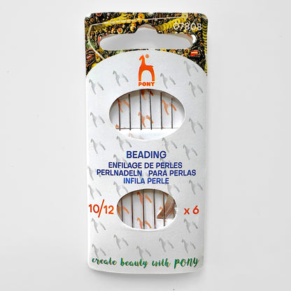 Pony Beading Needles Size 10/12 - The Bead Mix