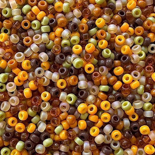 Pumpkin Patch 11/0 Miyuki Seed Bead Mix - The Bead Mix