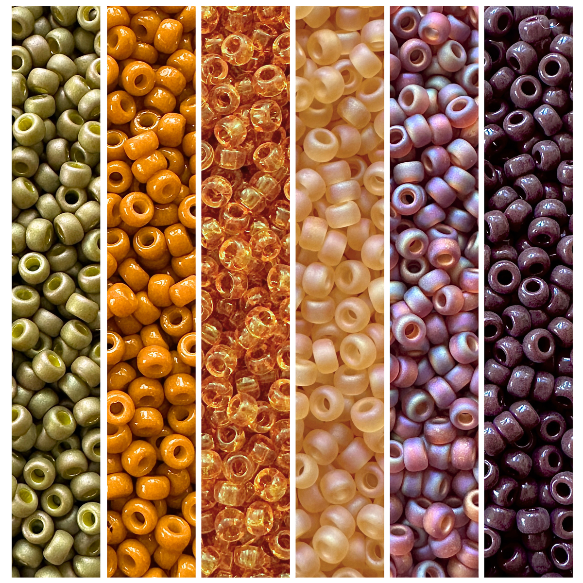 Pumpkin Spice Miyuki Bead Color Palette - The Bead Mix