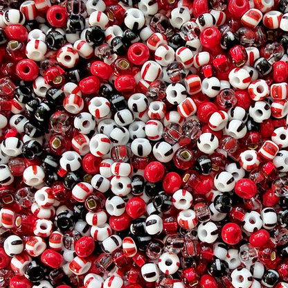 Queen of Hearts 6/0 Czech Seed Bead Mix - The Bead Mix