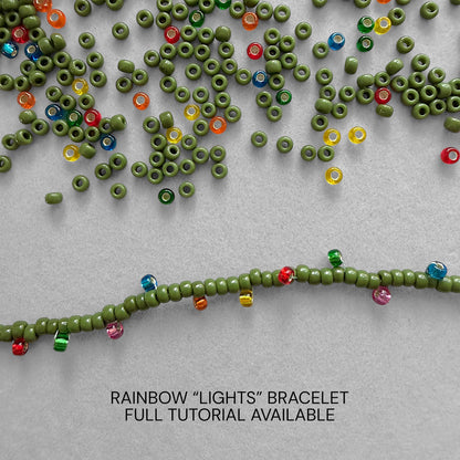 Rainbow Lights 8/0 Miyuki Seed Bead Mix - The Bead Mix