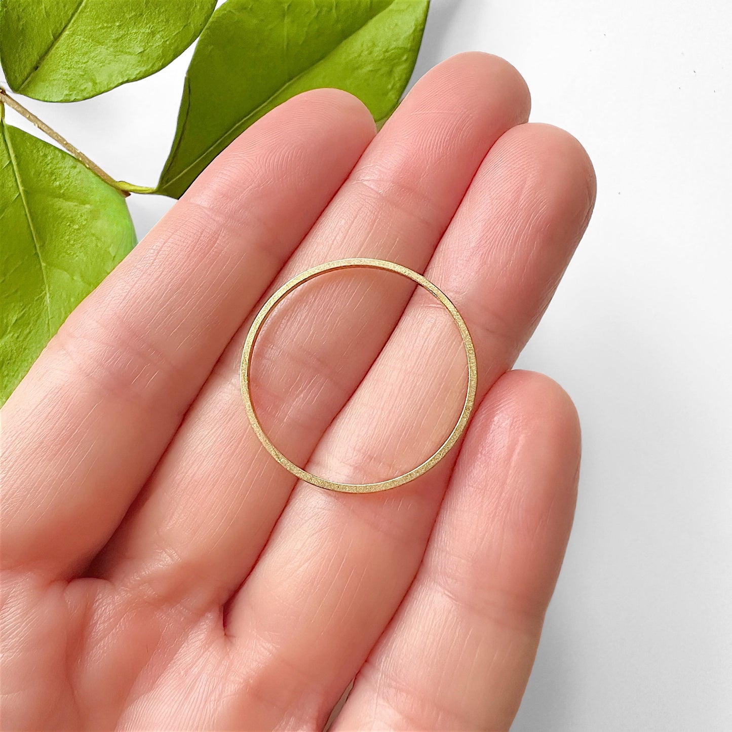 Raw Brass Beading Frames - The Bead Mix