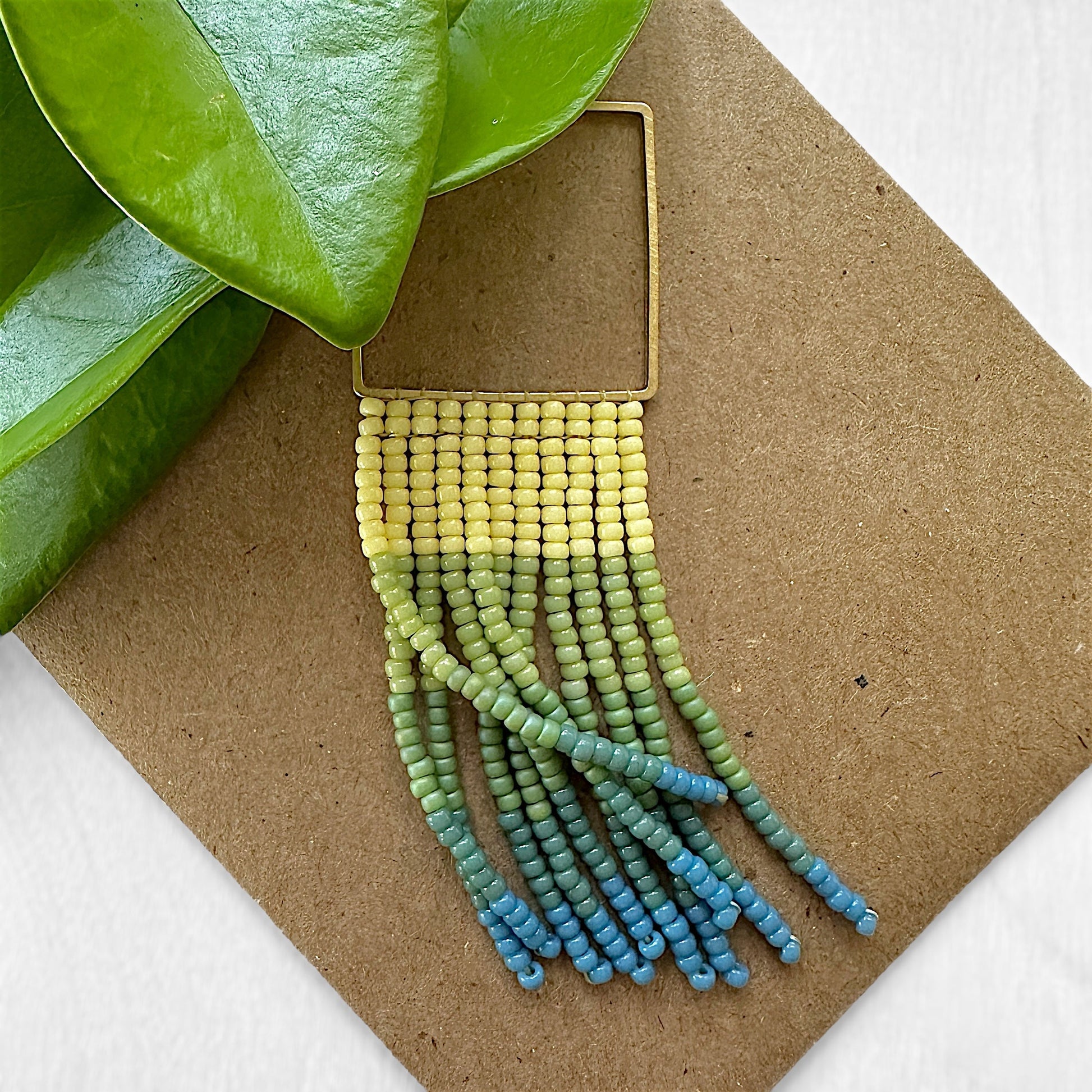 Raw Brass Beading Frames - The Bead Mix