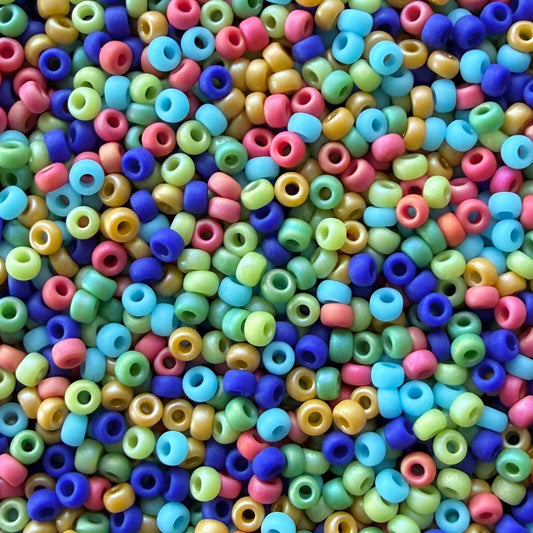Retro Rainbow 11/0 Miyuki Seed Bead Mix - The Bead Mix