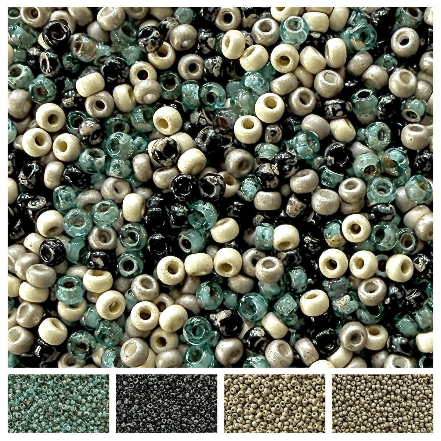 River Stones 11/0 Miyuki Bead Mix Recipe & Color Palette (DIGITAL) - The Bead Mix