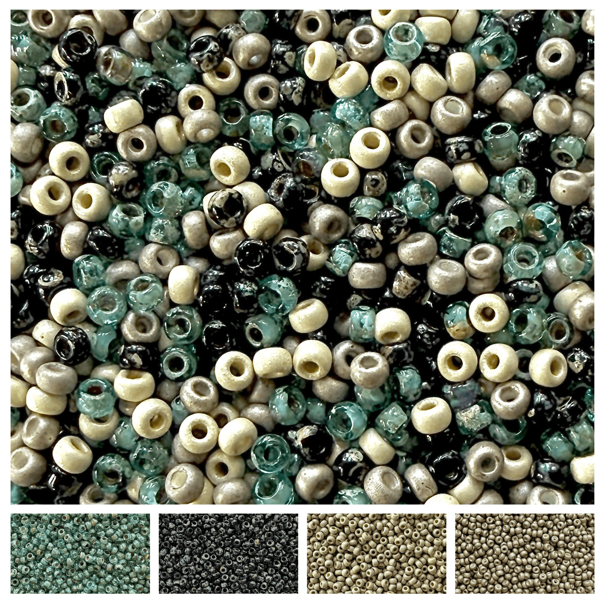 River Stones 11/0 Miyuki Bead Mix Recipe & Color Palette (DIGITAL) - The Bead Mix