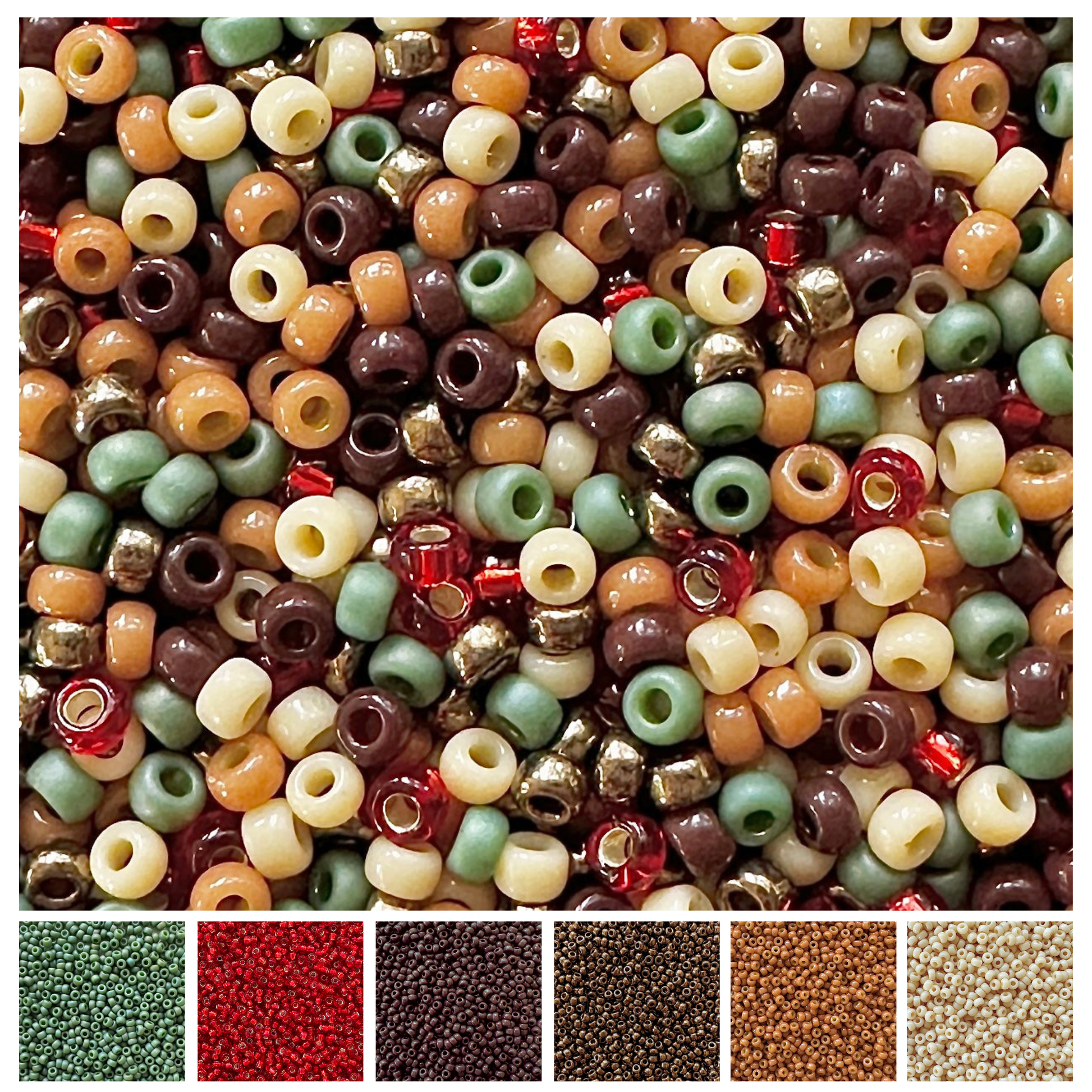 Rudolph Miyuki Bead Color Palette - The Bead Mix