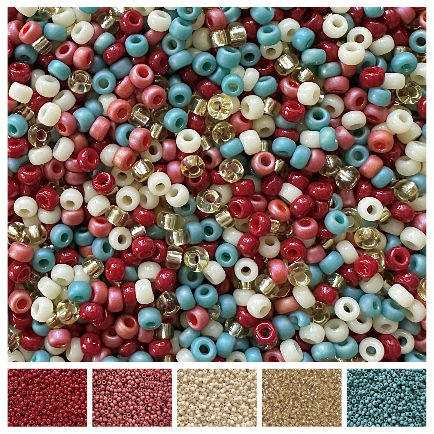 Rustic Charm Miyuki Bead Mix Recipe & Color Palette (DIGITAL) - The Bead Mix