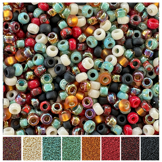 Santa Fe Miyuki Bead Mix Recipe & Color Palette (DIGITAL) - The Bead Mix