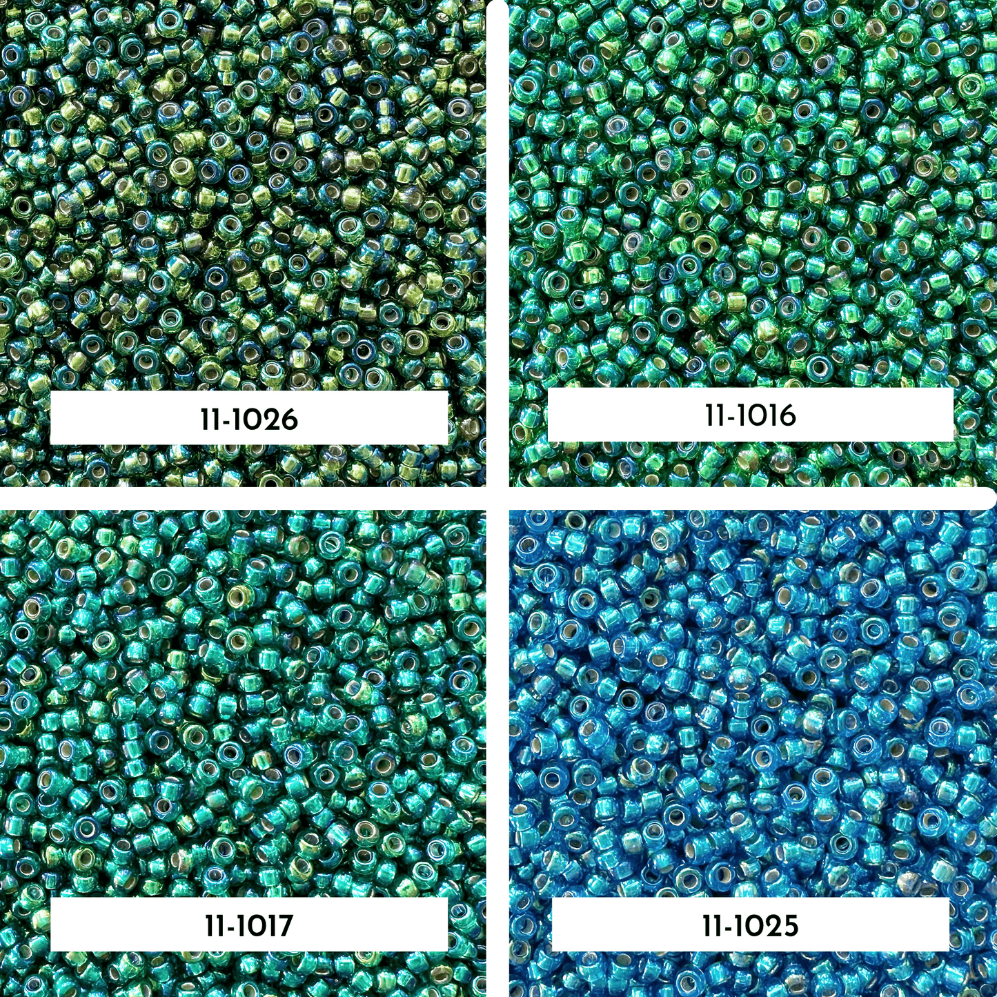 Silver Lined AB Miyuki 11/0 Seed Bead Set - The Bead Mix