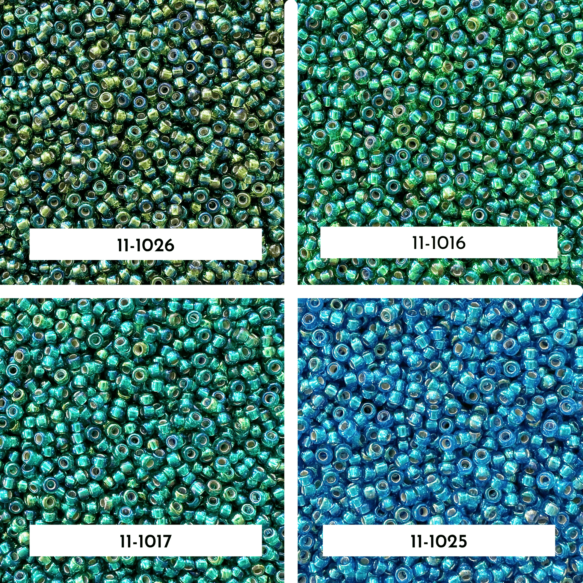 Silver Lined AB Miyuki 11/0 Seed Bead Set - The Bead Mix