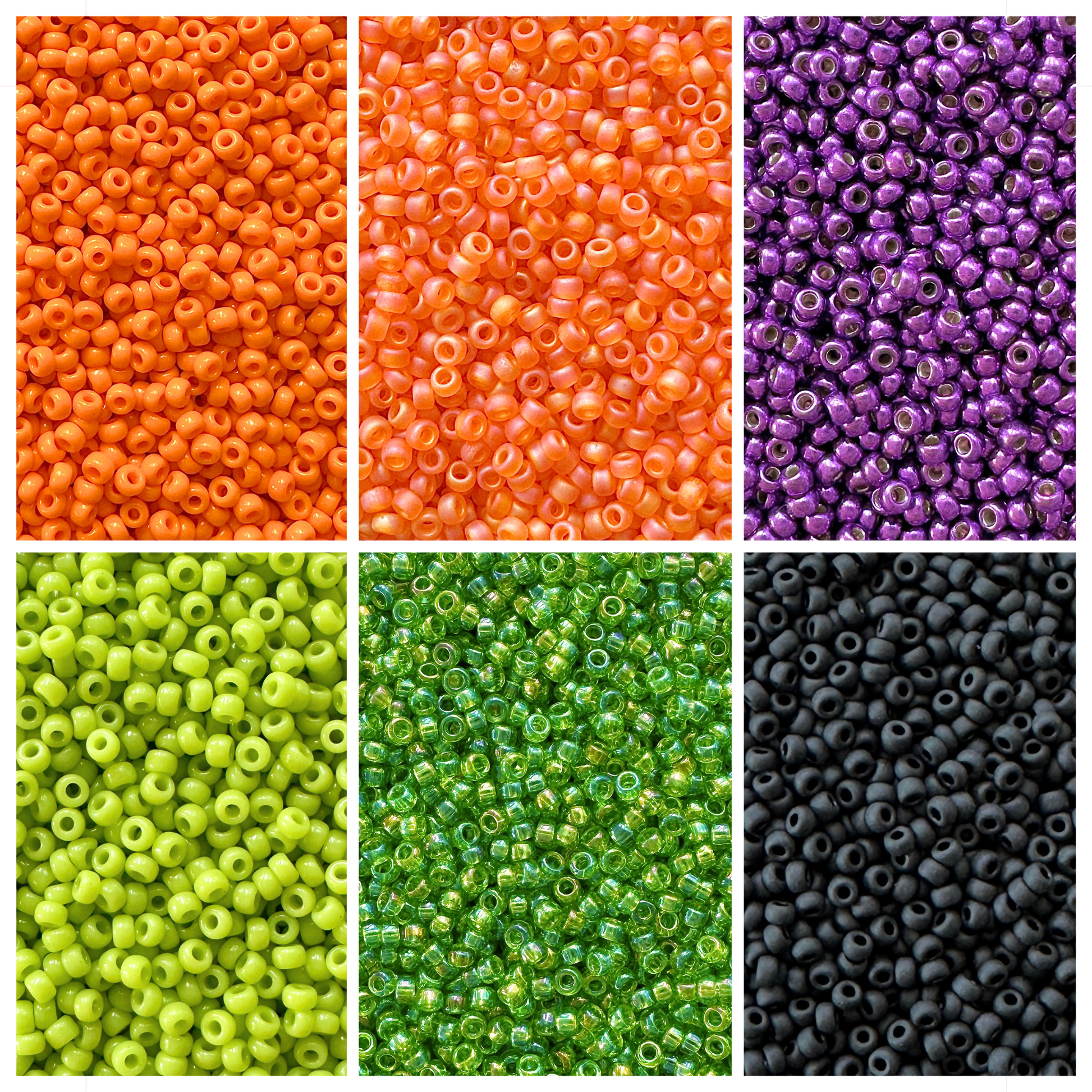 Spooky Miyuki Bead Color Palette (ROUND & DELICA) - The Bead Mix