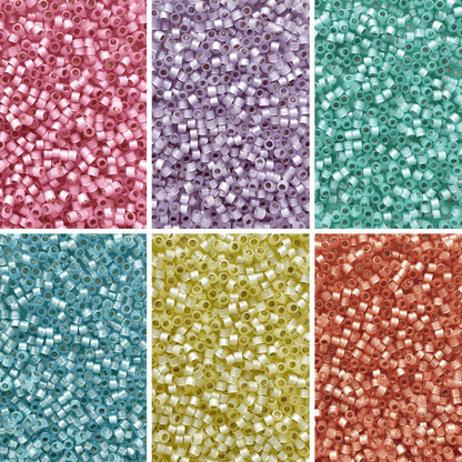 Spring Fling Miyuki 11/0 Delica Bead Set - The Bead Mix