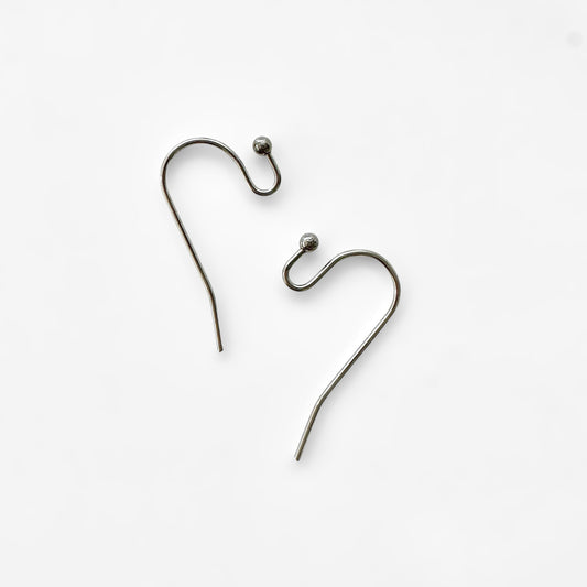 Stainless Steel 20mm Ear Wires - The Bead Mix