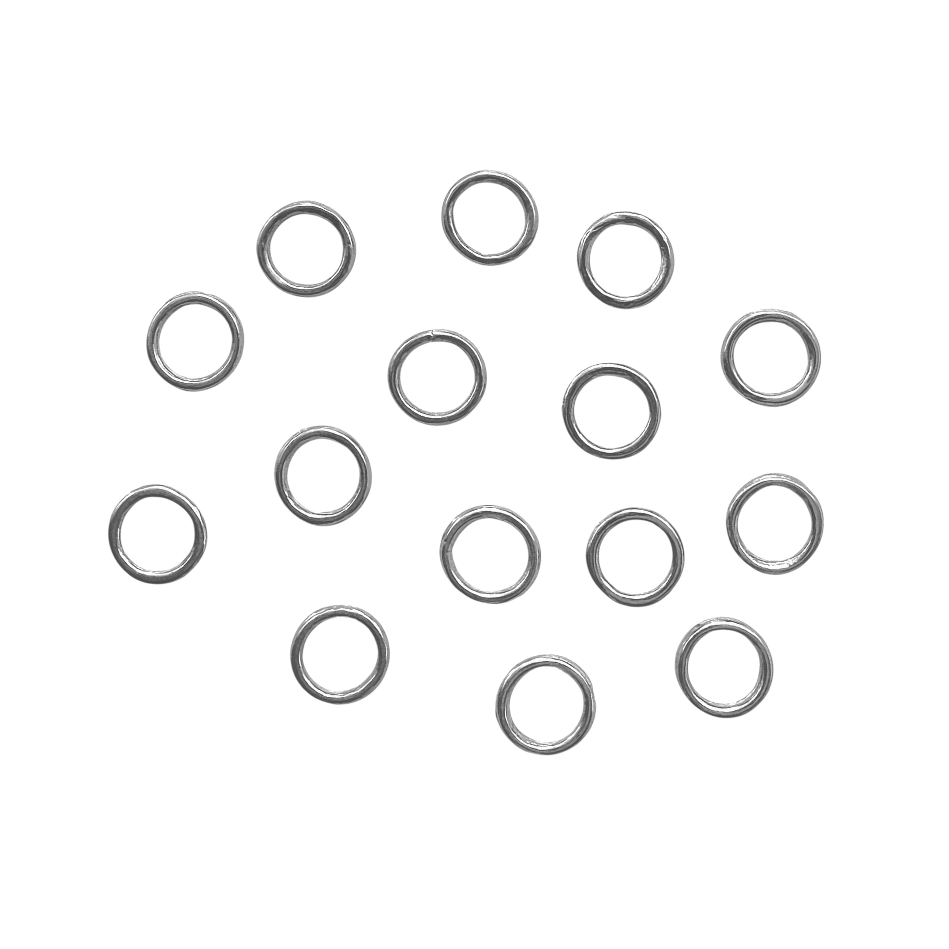 Stainless Steel 6mm Closed Jump Rings - The Bead Mix