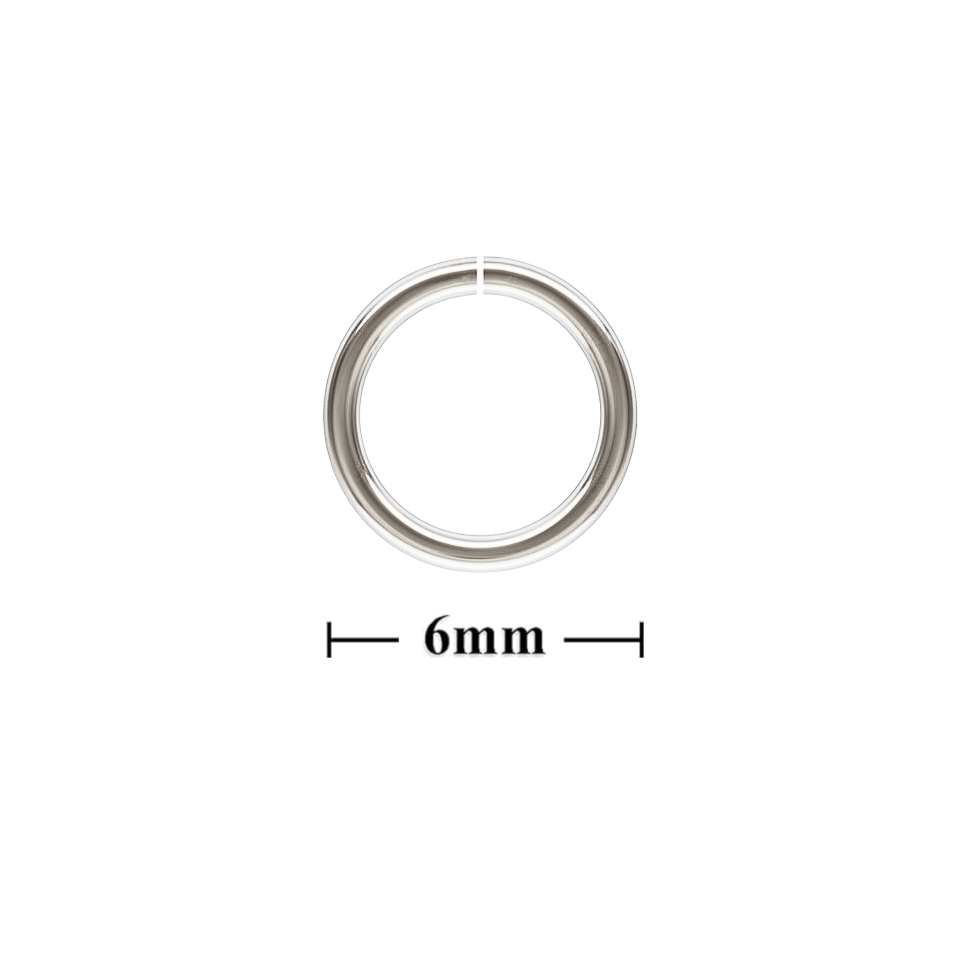 Stainless Steel Open Jump Rings - 21 gauge - The Bead Mix