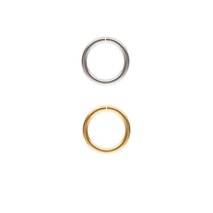 Stainless Steel Open Jump Rings - 21 gauge - The Bead Mix