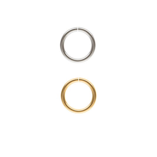 Stainless Steel Open Jump Rings - 21 gauge - The Bead Mix