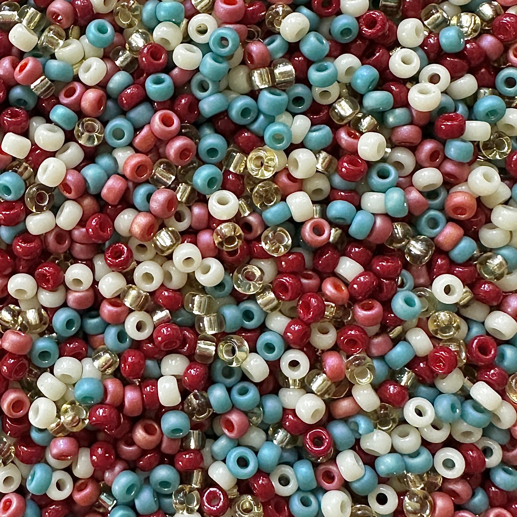 Stars & Stripes 11/0 Miyuki Seed Bead Mix - The Bead Mix