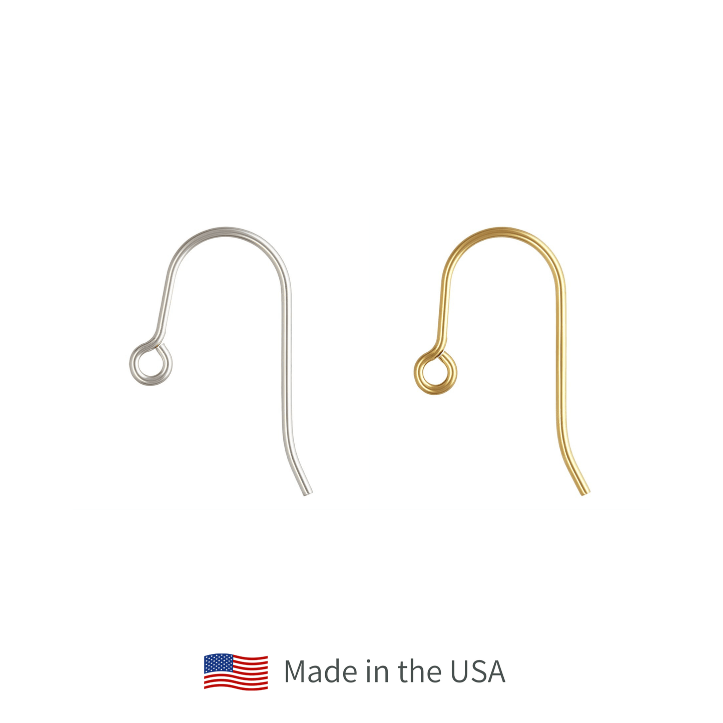 Sterling Silver & Gold - Filled French Ear Wires - The Bead Mix