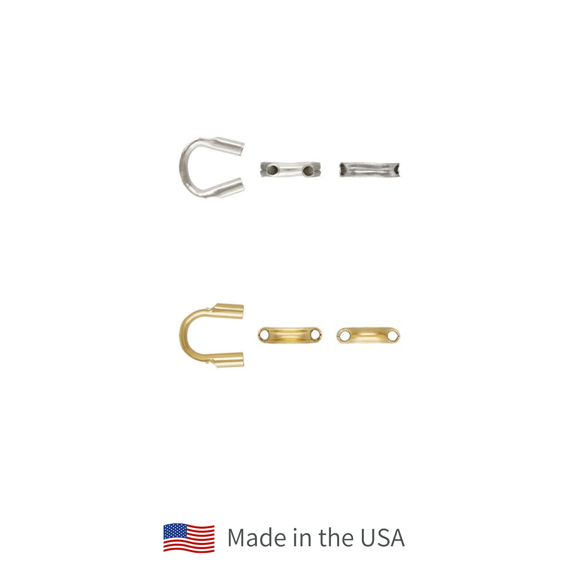 Sterling Silver + Gold - Filled Thread Guards - The Bead Mix