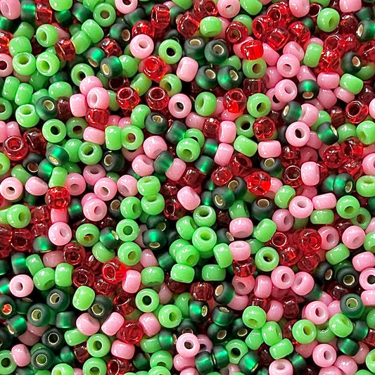 Strawberry Jam 11/0 Miyuki Seed Bead Mix - The Bead Mix