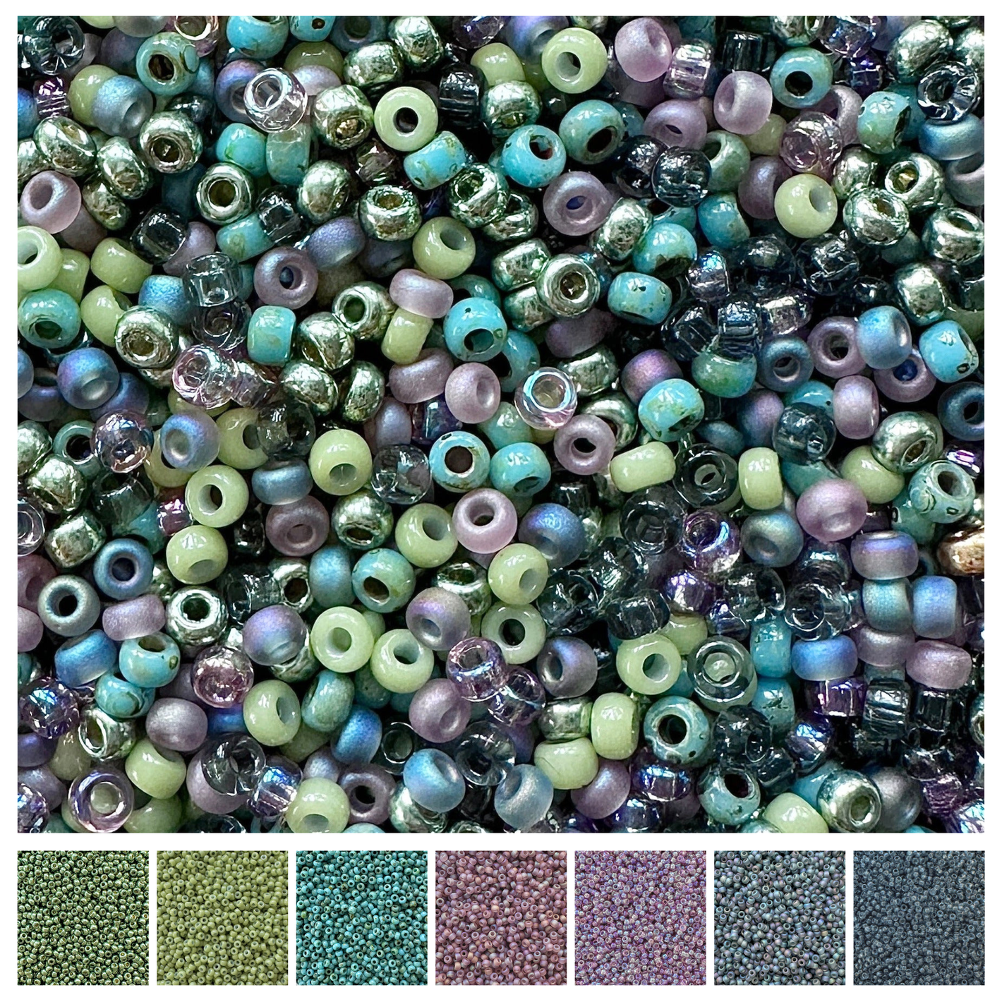 Succulent 11/0 Miyuki Bead Mix Recipe & Color Palette (DIGITAL) - The Bead Mix