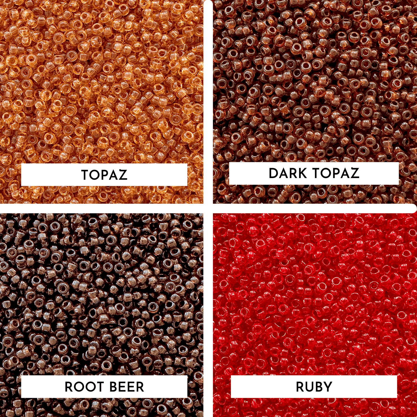 Transparent Miyuki 11/0 Seed Bead Set - The Bead Mix