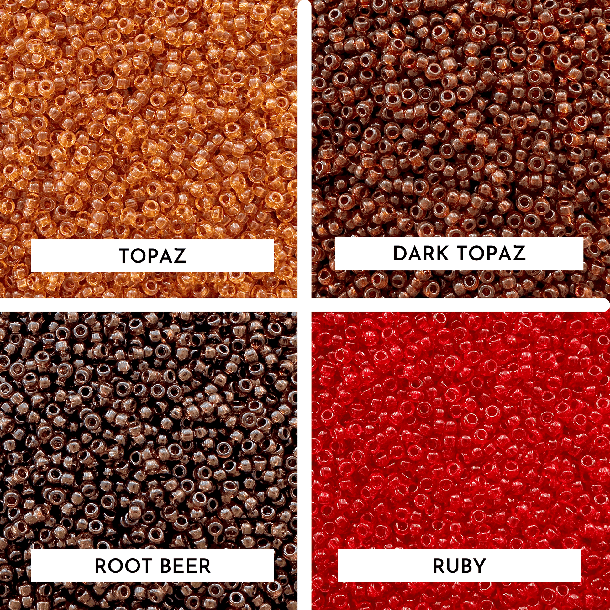 Transparent Miyuki 11/0 Seed Bead Set - The Bead Mix
