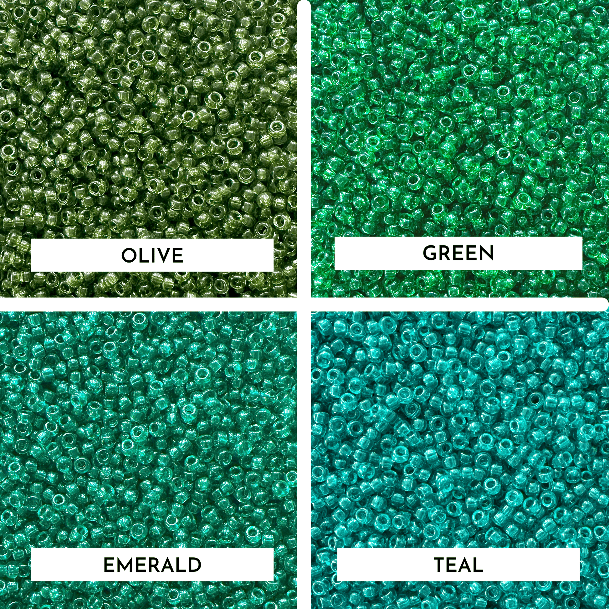 Transparent Miyuki 11/0 Seed Bead Set - The Bead Mix