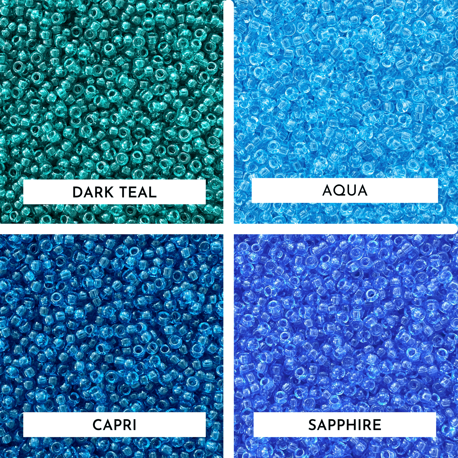 Transparent Miyuki 11/0 Seed Bead Set - The Bead Mix