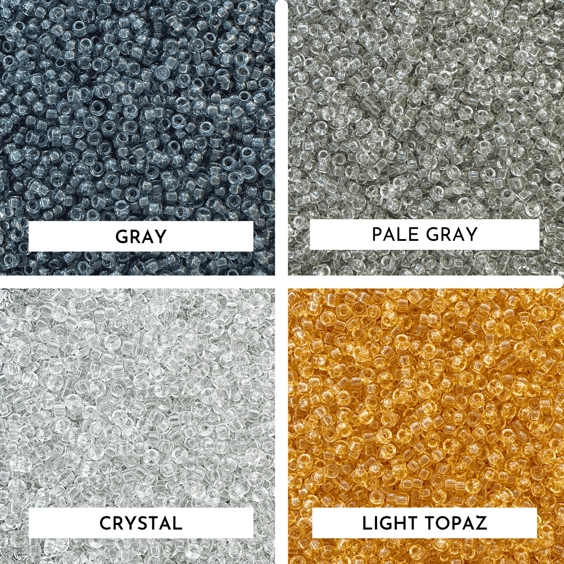 Transparent Miyuki 11/0 Seed Bead Set - The Bead Mix