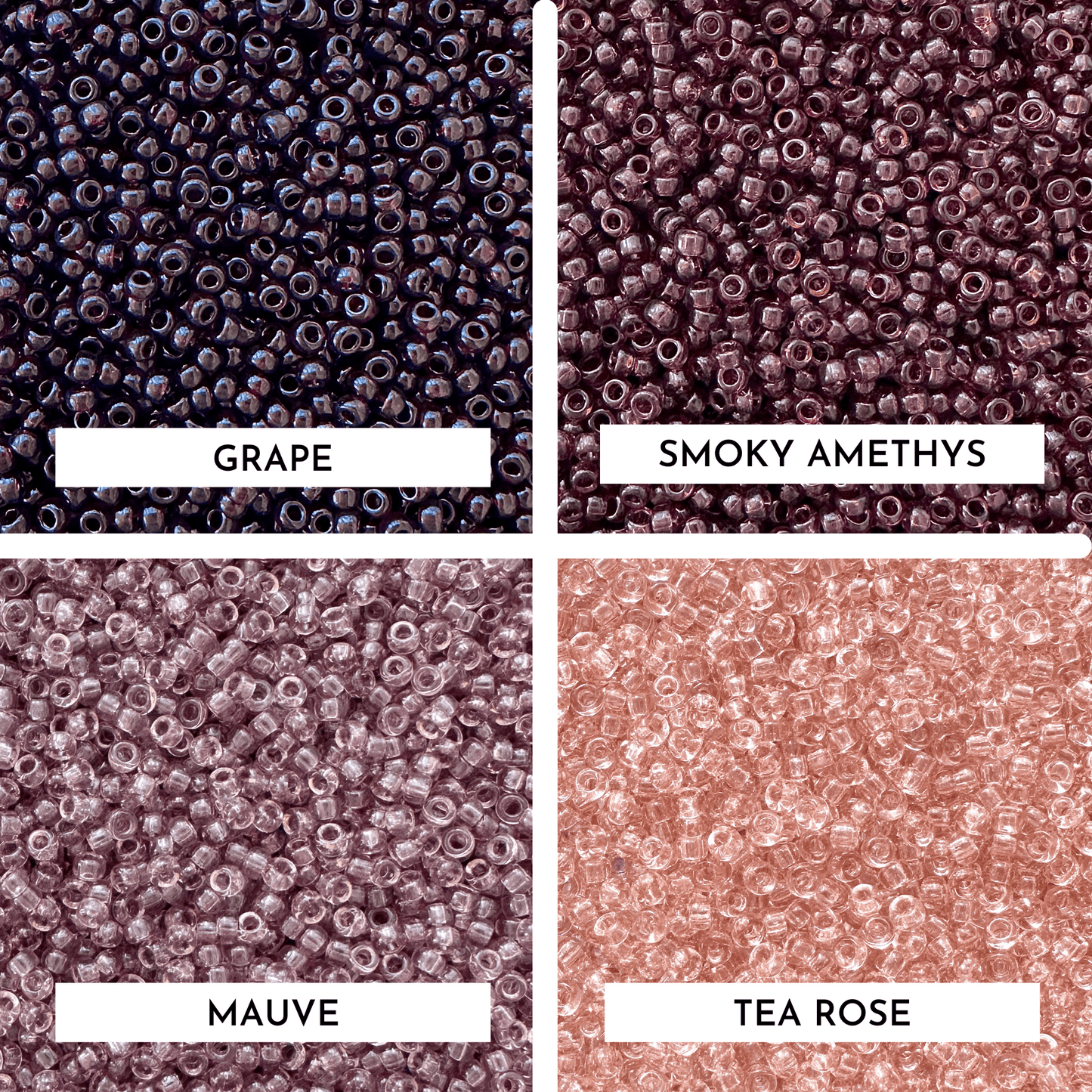 Transparent Miyuki 11/0 Seed Bead Set - The Bead Mix