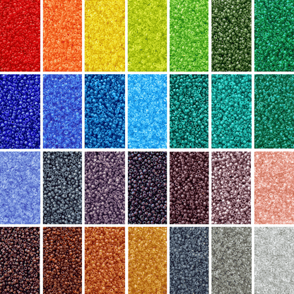 Transparent Miyuki 11/0 Seed Bead Set - The Bead Mix