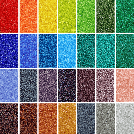 Transparent Miyuki 11/0 Seed Bead Set - The Bead Mix
