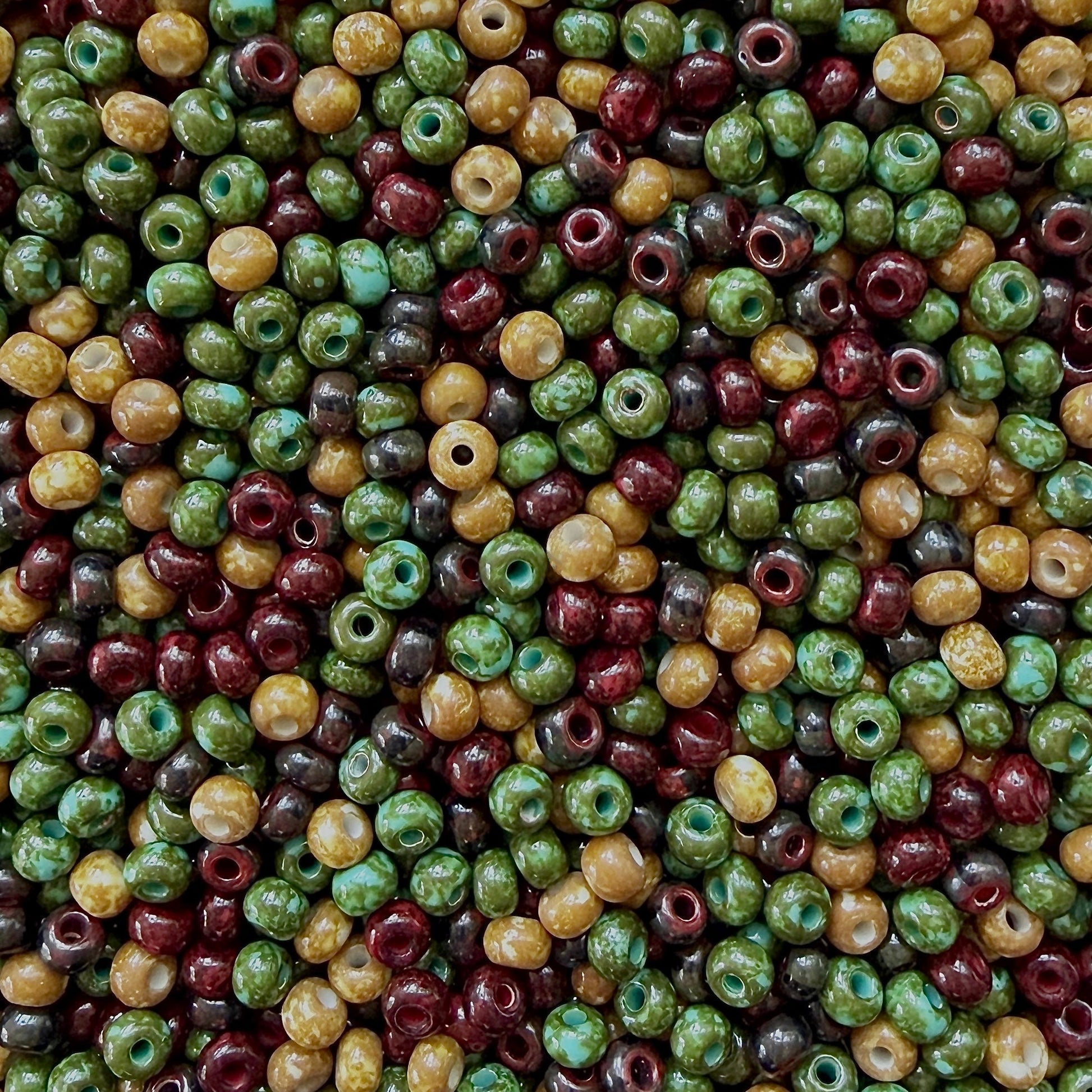 Travertine 6/0 Czech Seed Bead Mix - The Bead Mix