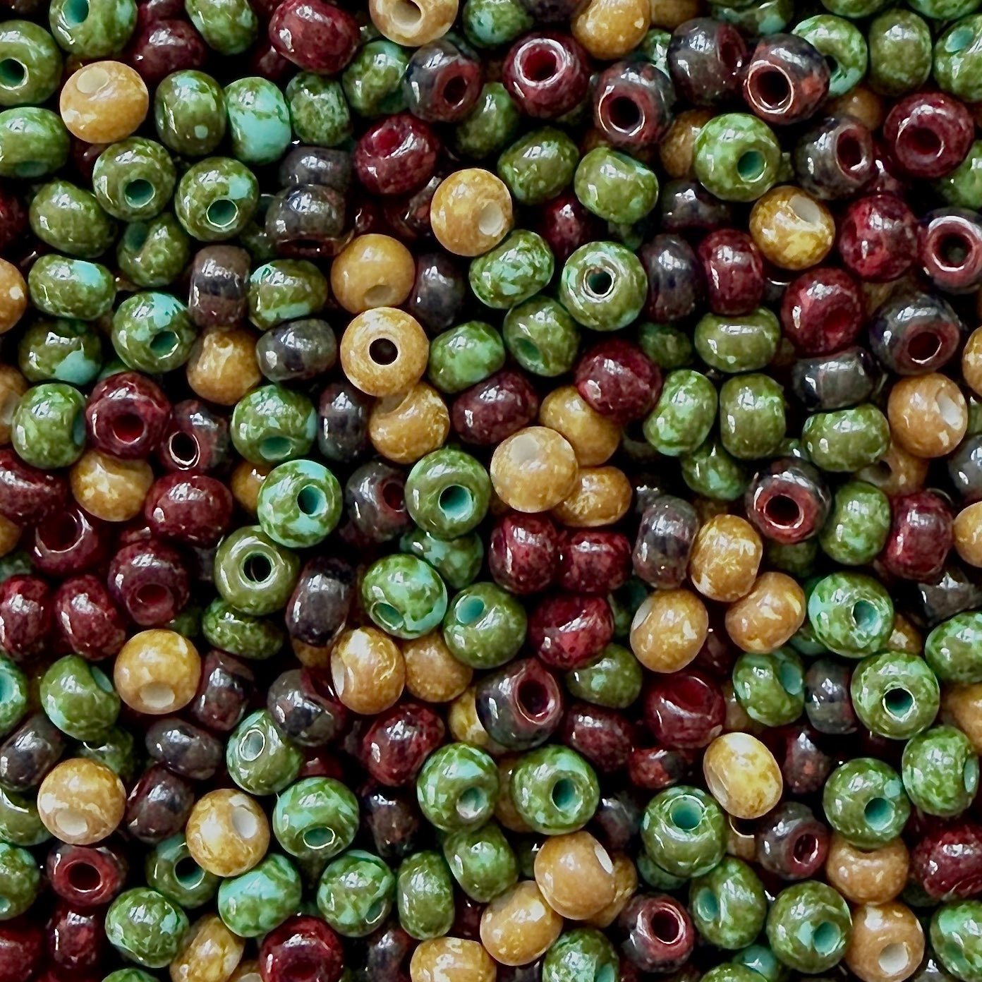 Travertine 6/0 Czech Seed Bead Mix - The Bead Mix